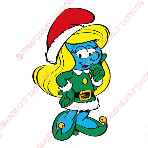 The Smurfs Customize Temporary Tattoos Stickers NO.3474